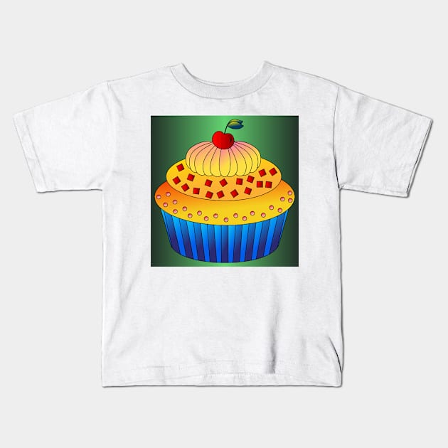 Food 062 (Style:5) Kids T-Shirt by luminousstore